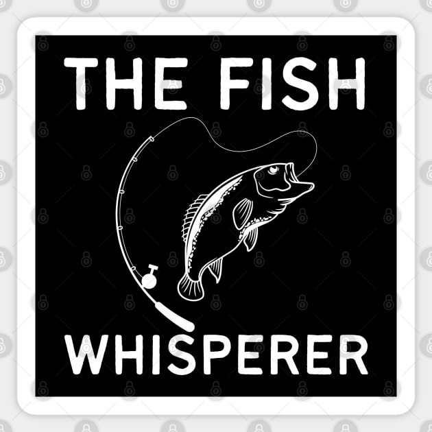 The Fish Whisperer Sticker by HobbyAndArt